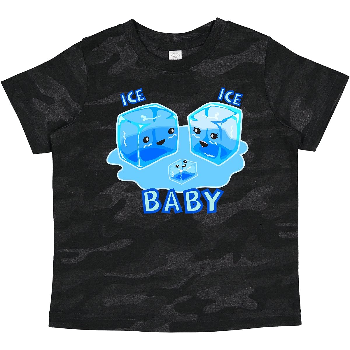 Inktastic Ice Ice Baby Graphic Baby T-Shirt - Cute Cotton Tee for Infants & Toddlers - Perfect for Playdates, Birthday Parties & Family Photos