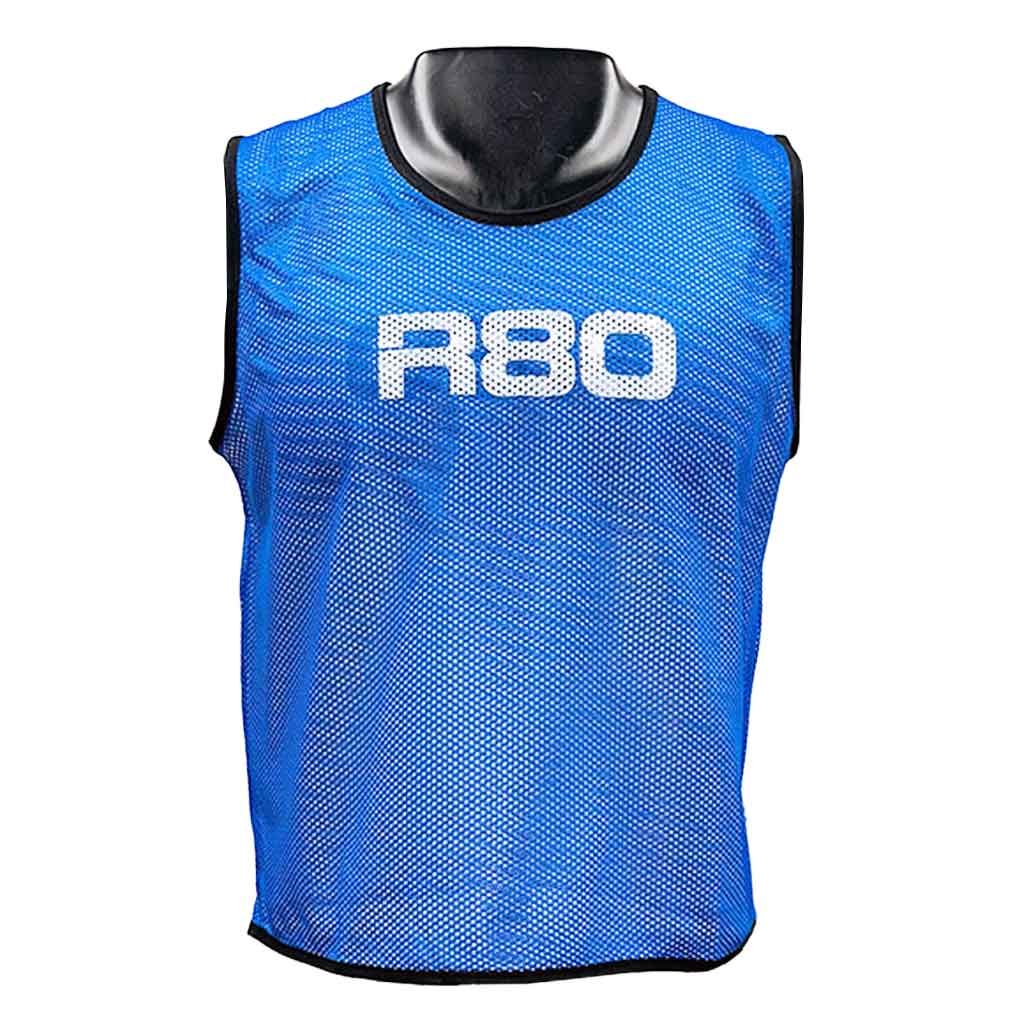 R80 Mesh Training Bibs - Breathable & Lightweight for Soccer, Basketball & Running - Perfect for Athletes & Workouts