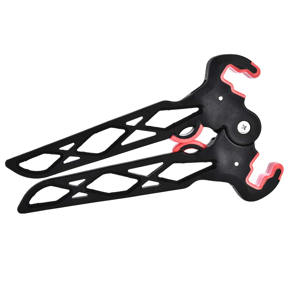 AYNEFY Portable Archery Bow Stand - Heavy Duty Compound Bow Holder with Adjustable Support Legs for Target Practice, Hunting & Outdoor Shooting Range