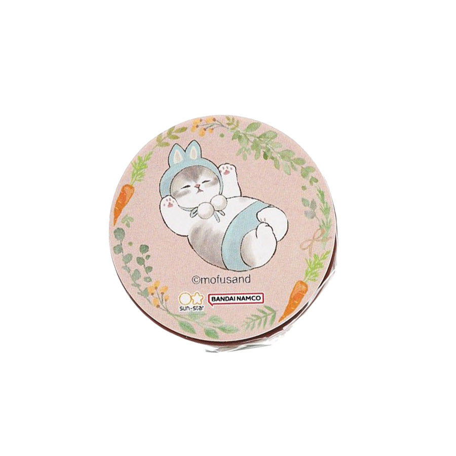 SUN STAR Mofusand Transparent Masking Tape - Bunny Design (15g) - Perfect for Scrapbooking, DIY Crafts, and Office Organization