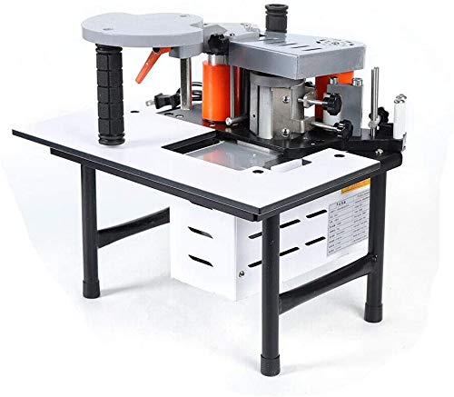 Portable Woodworking Edge Banding Machine - 0.3-3mm Thickness, 10-60mm Width Adjustable for Bevel, Curve & Straight Edges | Perfect for DIY Furniture, Cabinets & Home Renovation Projects