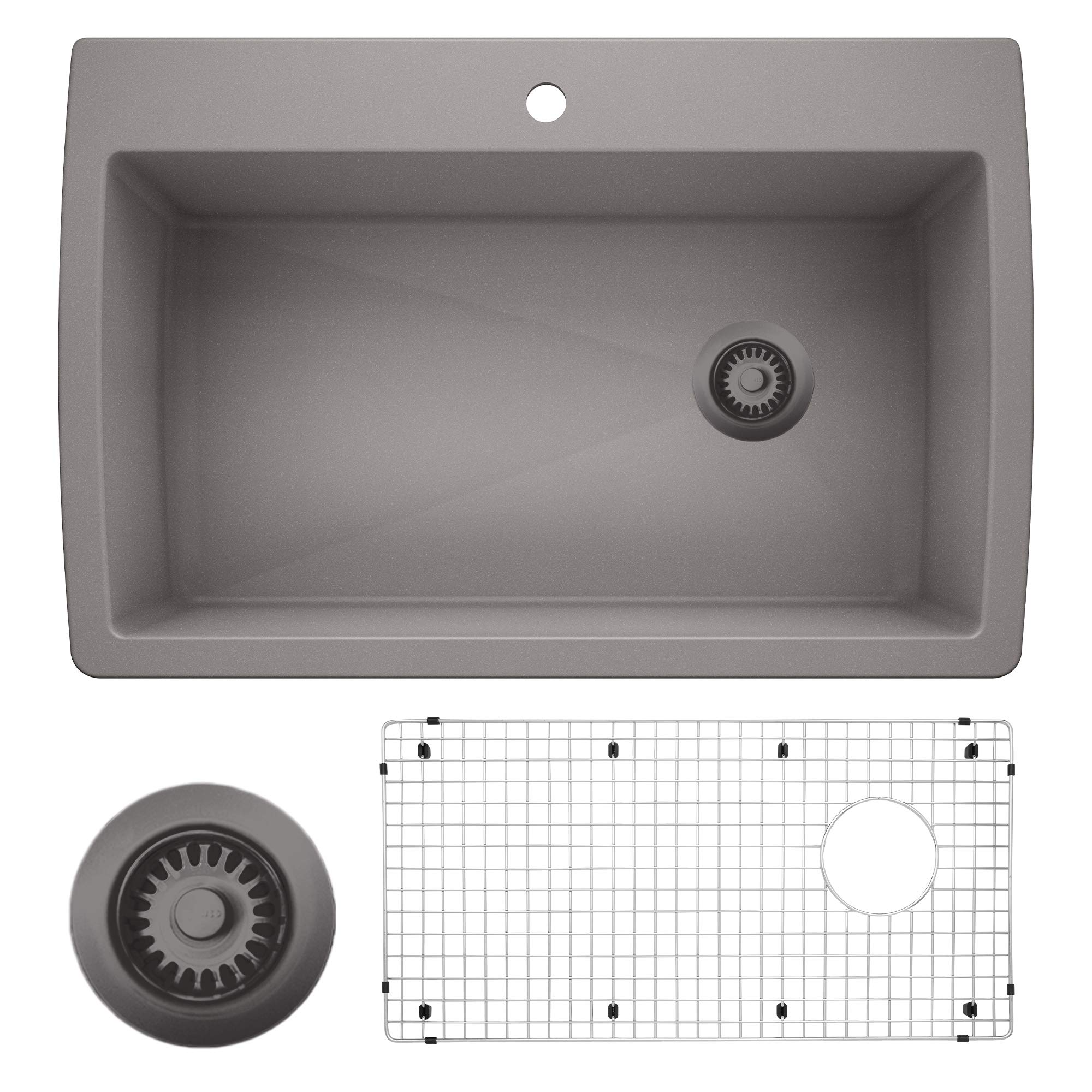 Stainless Steel Kitchen Sink with Drainboard & Accessories - Perfect for Modern Home Cooking, Dishwashing & Food Prep