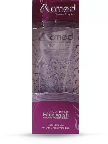 YENKY Acmed Gentle Pimple Care Face Wash for Oily & Acne-Prone Skin | Paraben-Free Cleanser | Daily Acne Treatment & Oil Control | Perfect for Morning & Night Skincare Routine