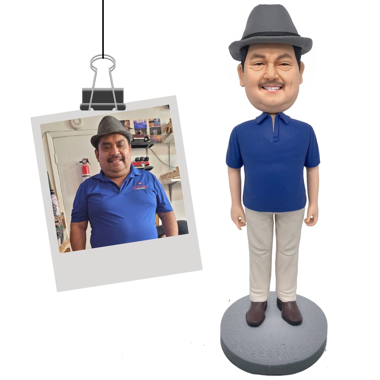 Custom Bobblehead Figurine - Personalized Anniversary Gift for Him - Unique Couple Photo Sculpture - Perfect for Wedding, Birthday & Romantic Surprise Gifts