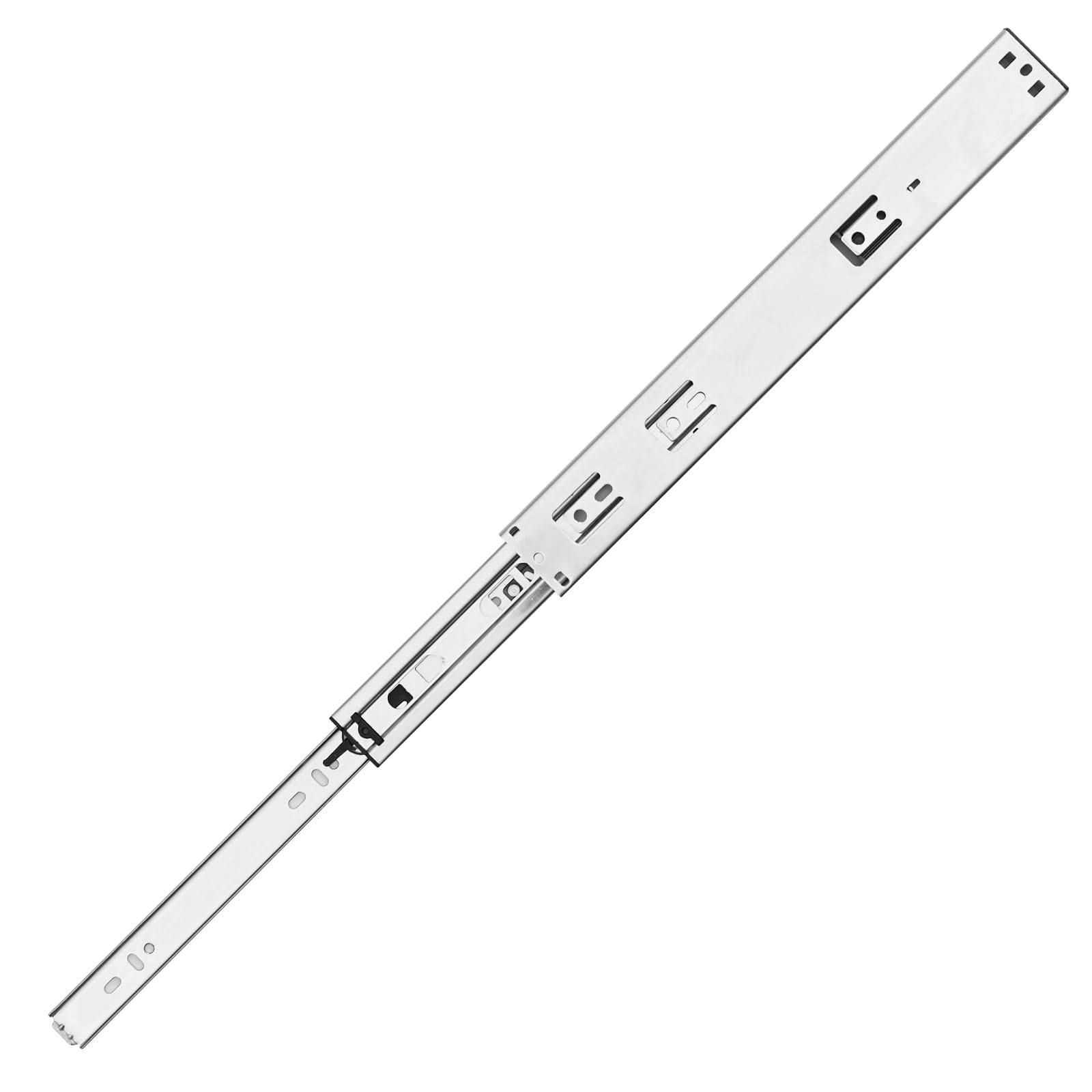 VEVOR 20 Inch Soft-Close Drawer Slides - 10 Pairs Heavy Duty Side Mount Rails, Full Extension Steel Ball Bearing Tracks for Kitchen Cabinets, Noiseless Glides with 100 Lbs Load Capacity - Perfect for Kitchen Remodeling, Office Furniture & Storage Organization