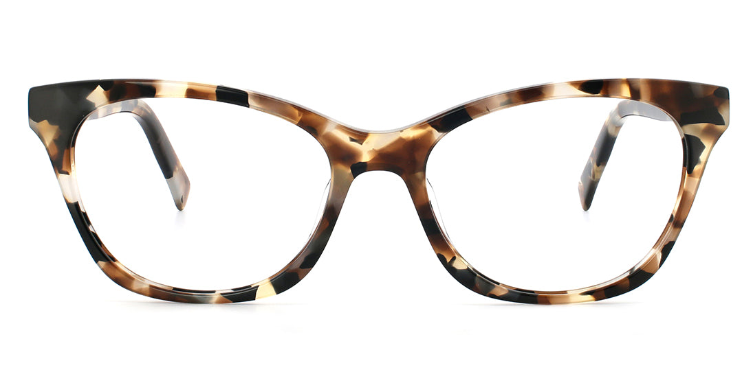 Stylish Multi-Pattern Cateye Glasses Frame WD2166 - Trendy Eyewear for Women, Fashionable Accessory for Daily Wear & Special Occasions