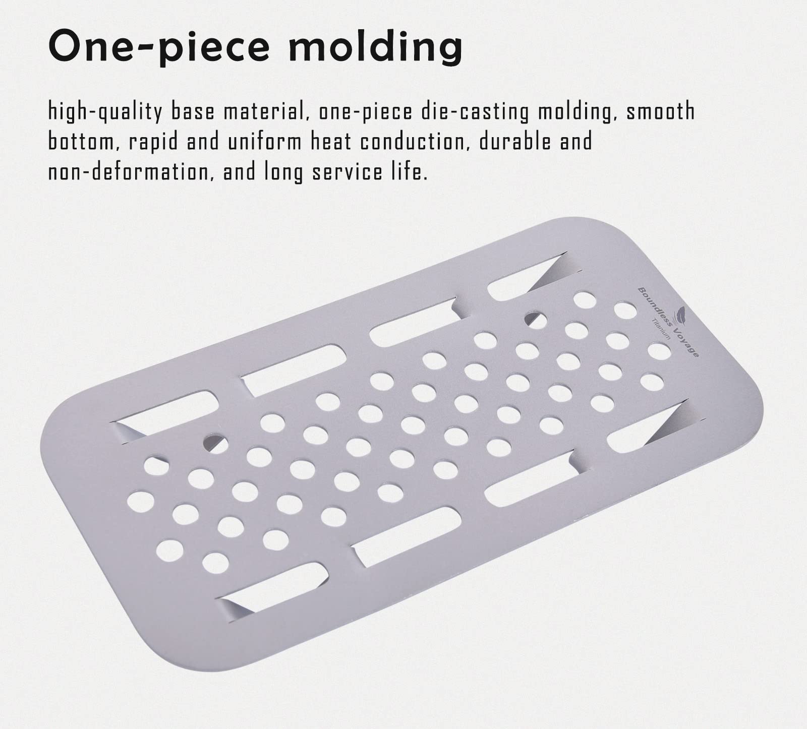 Boundless Voyage Pure Titanium Mini Steaming Rack Stand - Compact & Lightweight for Toast, Bread & Dumplings - Perfect for Camping, Backpacking, Picnics & Solo Travel (Model L-Ti6027P) | Portable Cooking Solution for Outdoor Adventures & Small Kitchen Spaces