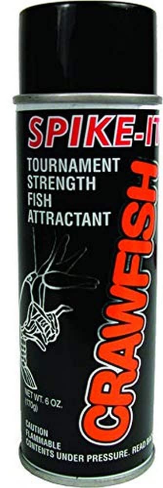 Spike-It 94000 Aerosol Crawfish Scent Fish Attractant Spray - Ideal for Bass Fishing, Freshwater Angling & Outdoor Fishing Adventures
