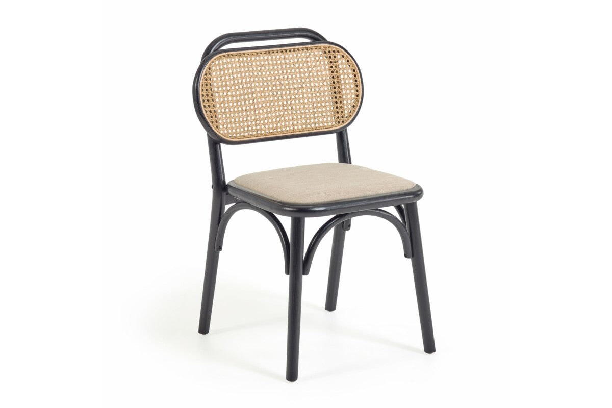 Como Dora Chair - Modern Accent Chair for Living Room, Bedroom & Office - Stylish Upholstered Armchair with Wooden Legs - Perfect for Reading, Relaxing & Home Decor