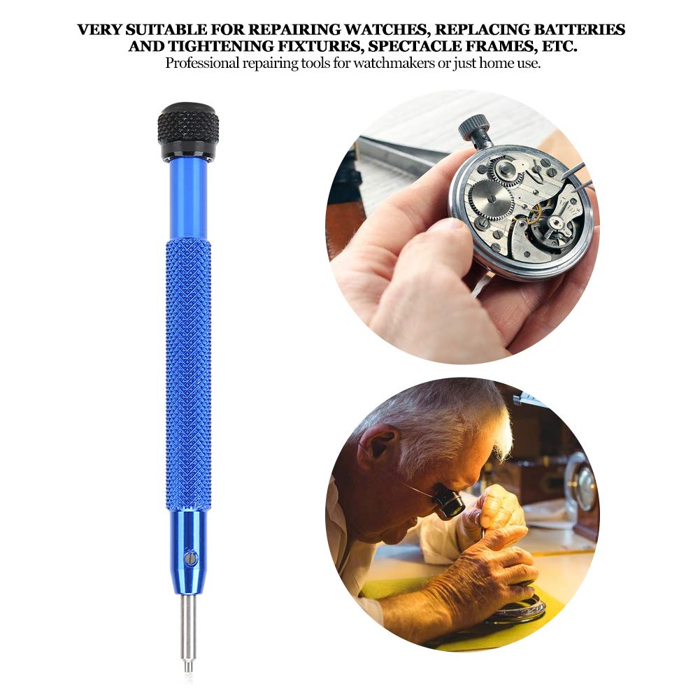 Hex Socket Screwdriver Set for Watch Repair - Professional Watchband Screwdriver Tool Kit for Watchmakers & Jewelry Crafts - Perfect for Watch Maintenance, Bracelet Adjustments & Precision Crafting