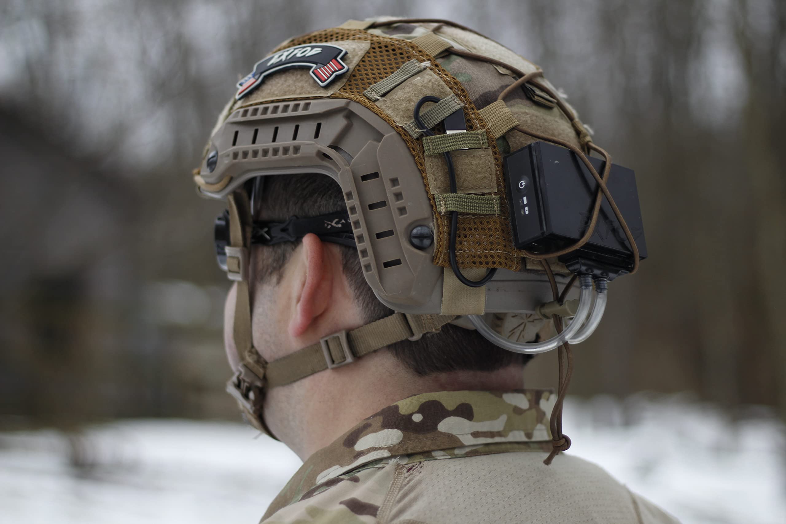 ExFog Essential Kit (Headband/T Band Not Included) - Lightweight Anti-Fog Unit for Airsoft, Paintball, Construction & Safety Goggles - Prevent Fogging During Sports & Work Activities