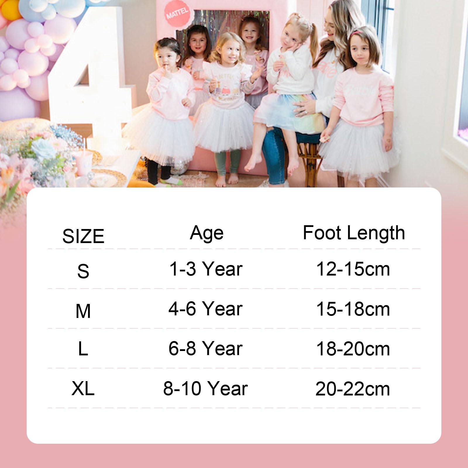 DRESHOW BQUBO Girls Ruffle Socks - Double Lace Frilly Dress Socks with Turn Cuff & Lace Trim for Infant, Toddler & Kids - Perfect for Parties, Weddings & Special Occasions