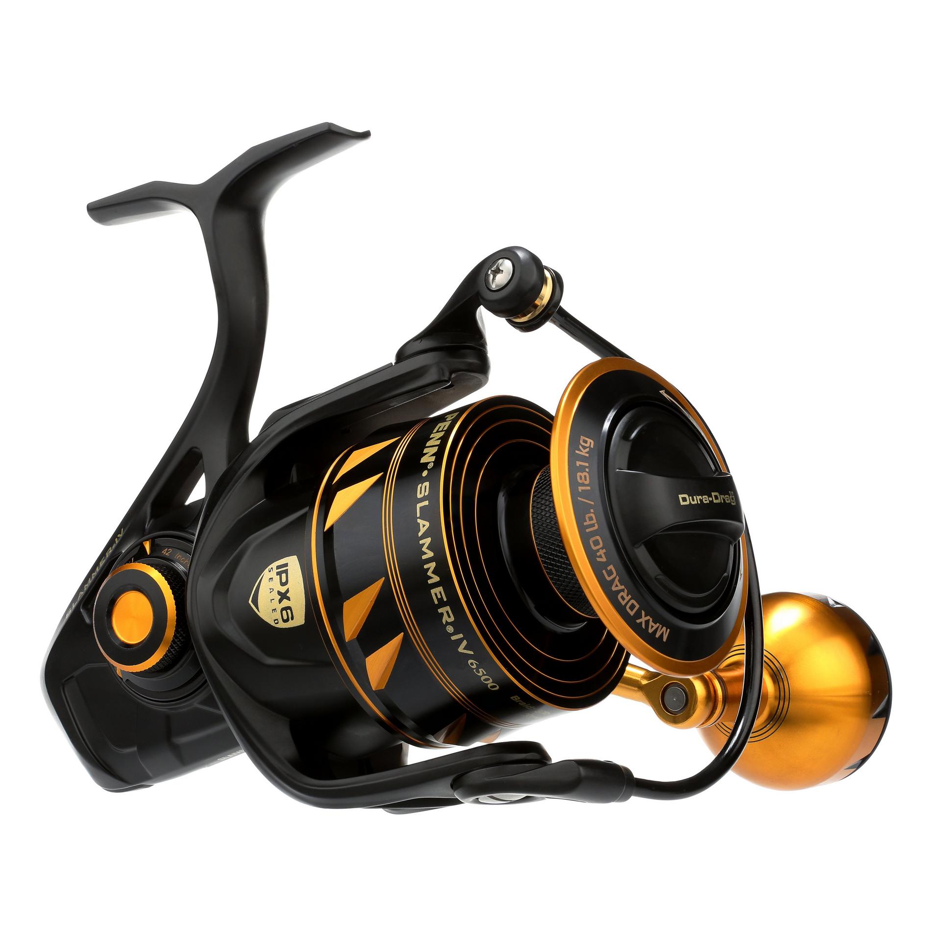 Slammer® IV Bailess Spinning Reel - Saltwater Fishing Reel for Surf, Pier & Offshore Angling | Smooth Drag System | Corrosion-Resistant Design
