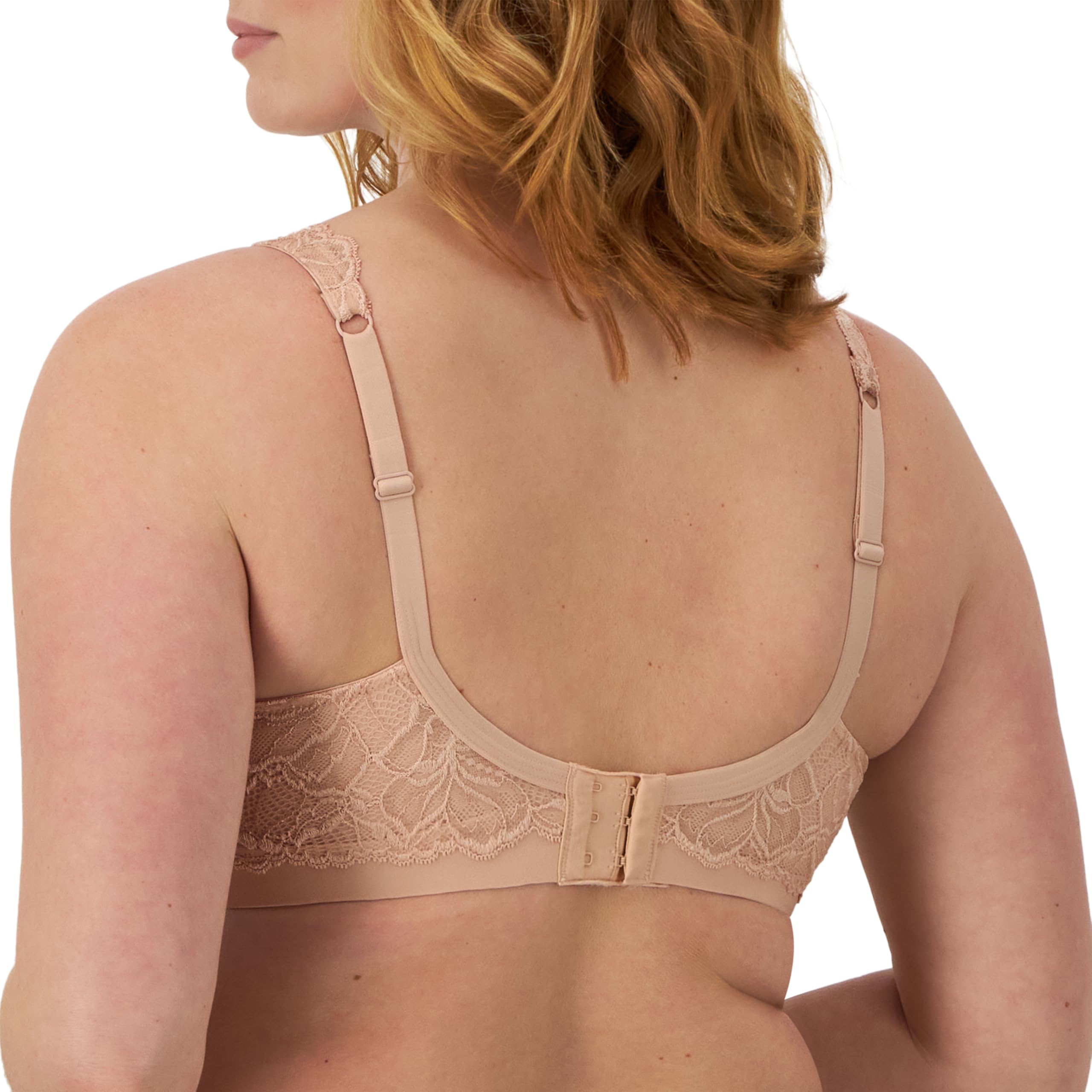 Bali Women's Lace Desire Underwire Bra - Full Coverage Support, Comfortable Underwire Lingerie for Everyday Wear & Special Occasions
