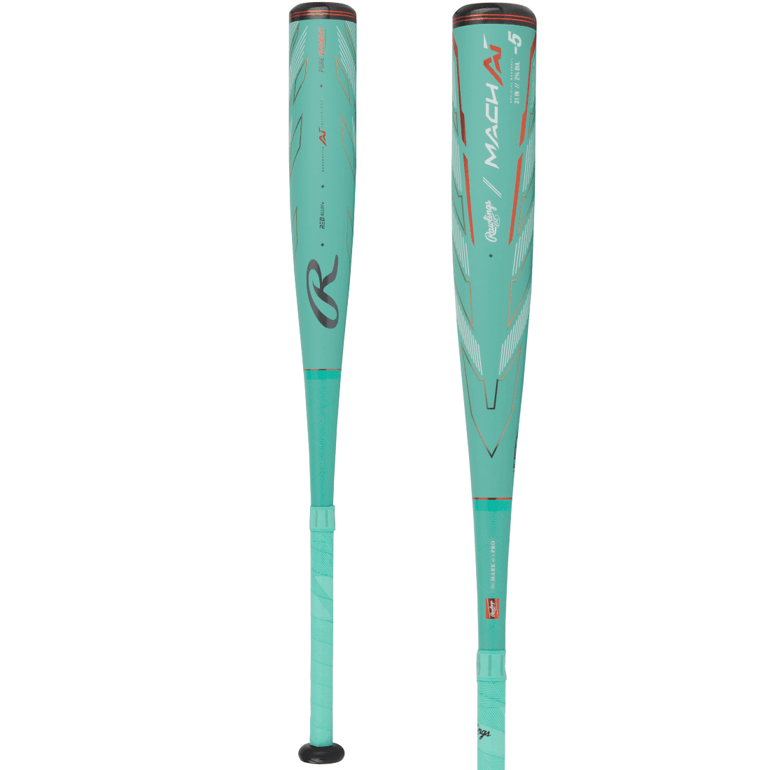 2024 Rawlings Mach AI 2 3/4 (5) USSSA Baseball Bat - RUT4MC5 | Lightweight Aluminum Alloy Youth Baseball Bat for USSSA Tournaments & Training | Perfect for Little League, Travel Ball & Backyard Practice
