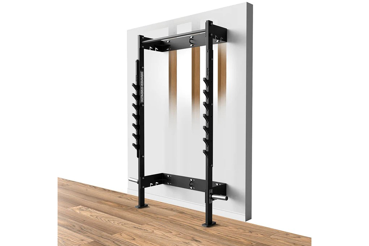 Hammer Strength Home Squat Rack - Heavy Duty Power Cage for Weightlifting & Strength Training - Perfect for Home Gym & CrossFit Workouts