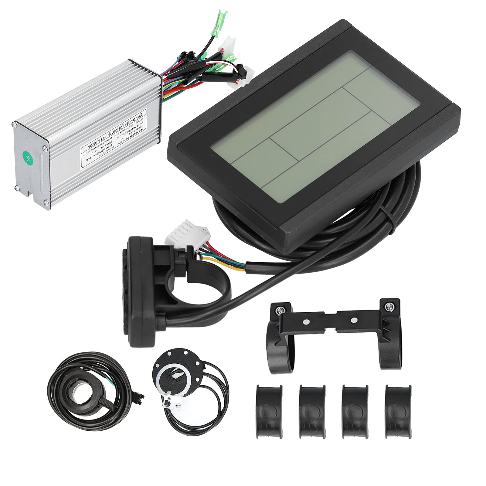 Fudax KT-LCD3 Display Electric Bike Controller Kit - 36V/48V 11A High Efficiency Durable for 500W Motor - DIY E-Bike Conversion Kit for Commuting & Off-Road Cycling
