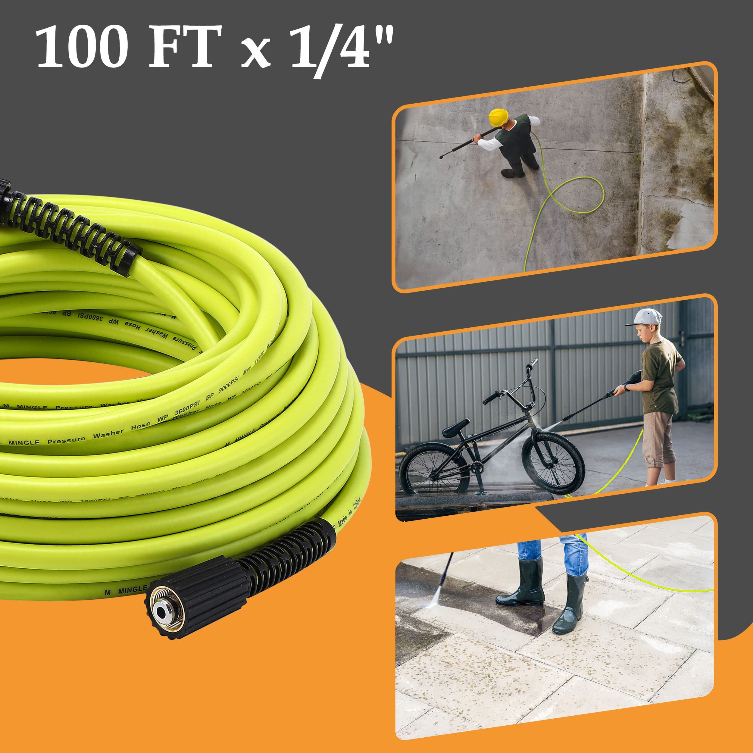 M MINGLE 100 FT x 1/4