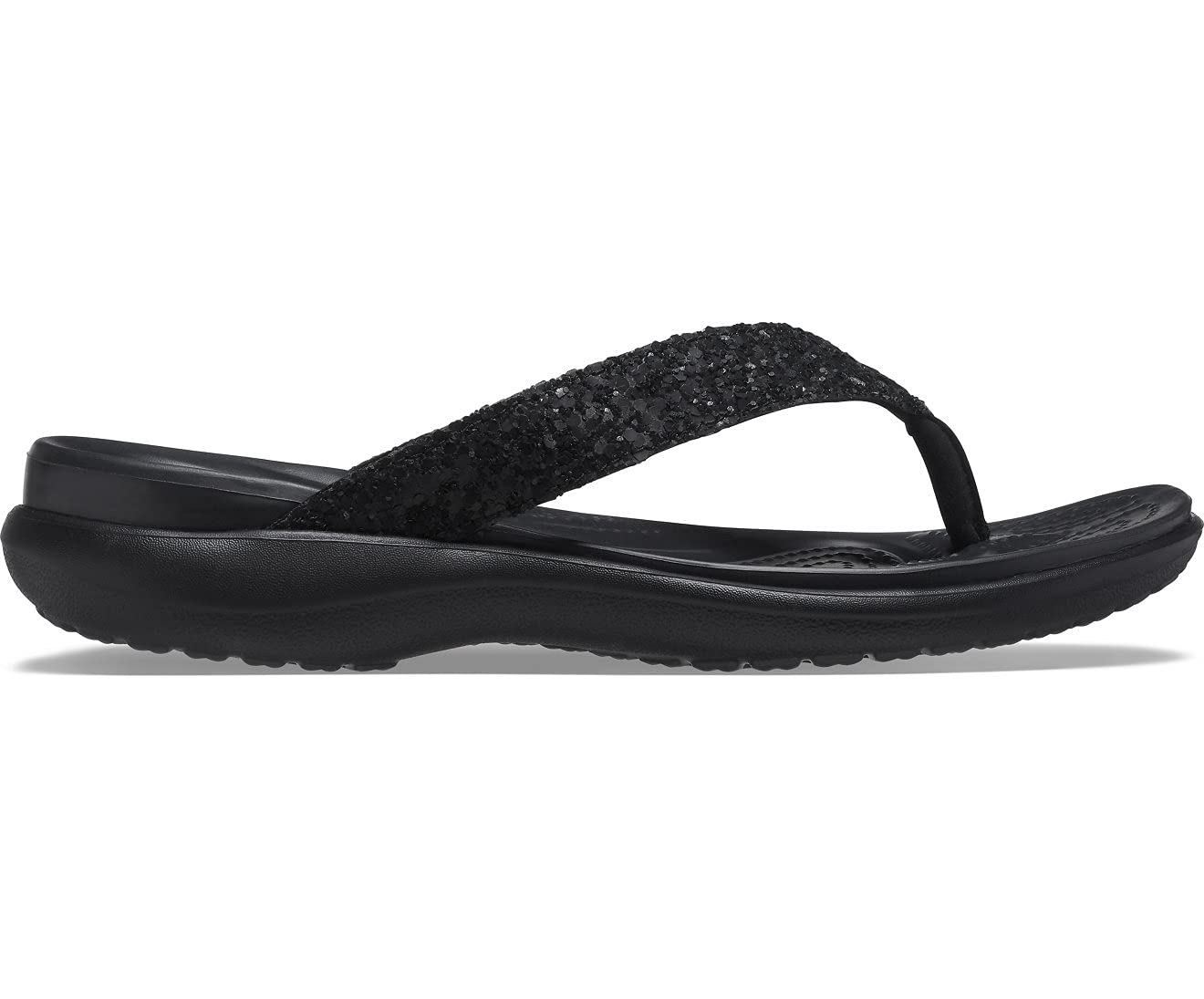Crocs Women's Capri V Glitter Flip Flops - Comfortable Summer Sandals for Beach, Pool & Casual Wear