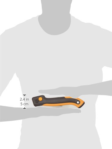 Fiskars 7 Inch Power Tooth Softgrip Folding Saw - Ergonomic Hand Saw for Pruning Trees, Cutting Branches & DIY Woodworking Projects (Model 390680-1001)