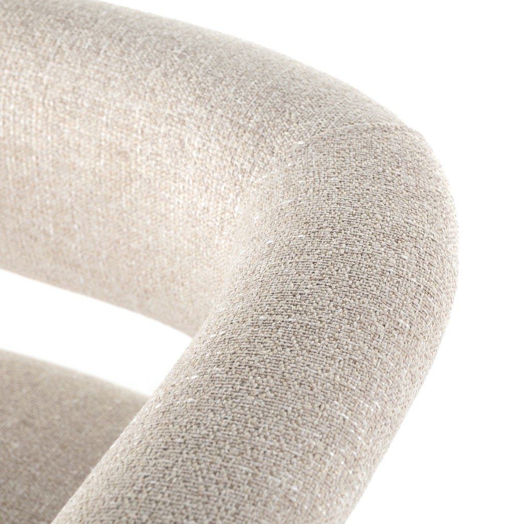 Carrie Stool Light Camel - Modern Accent Stool for Living Room, Bedroom, or Office - Versatile Seating & Side Table - Perfect for Small Spaces & Home Decor