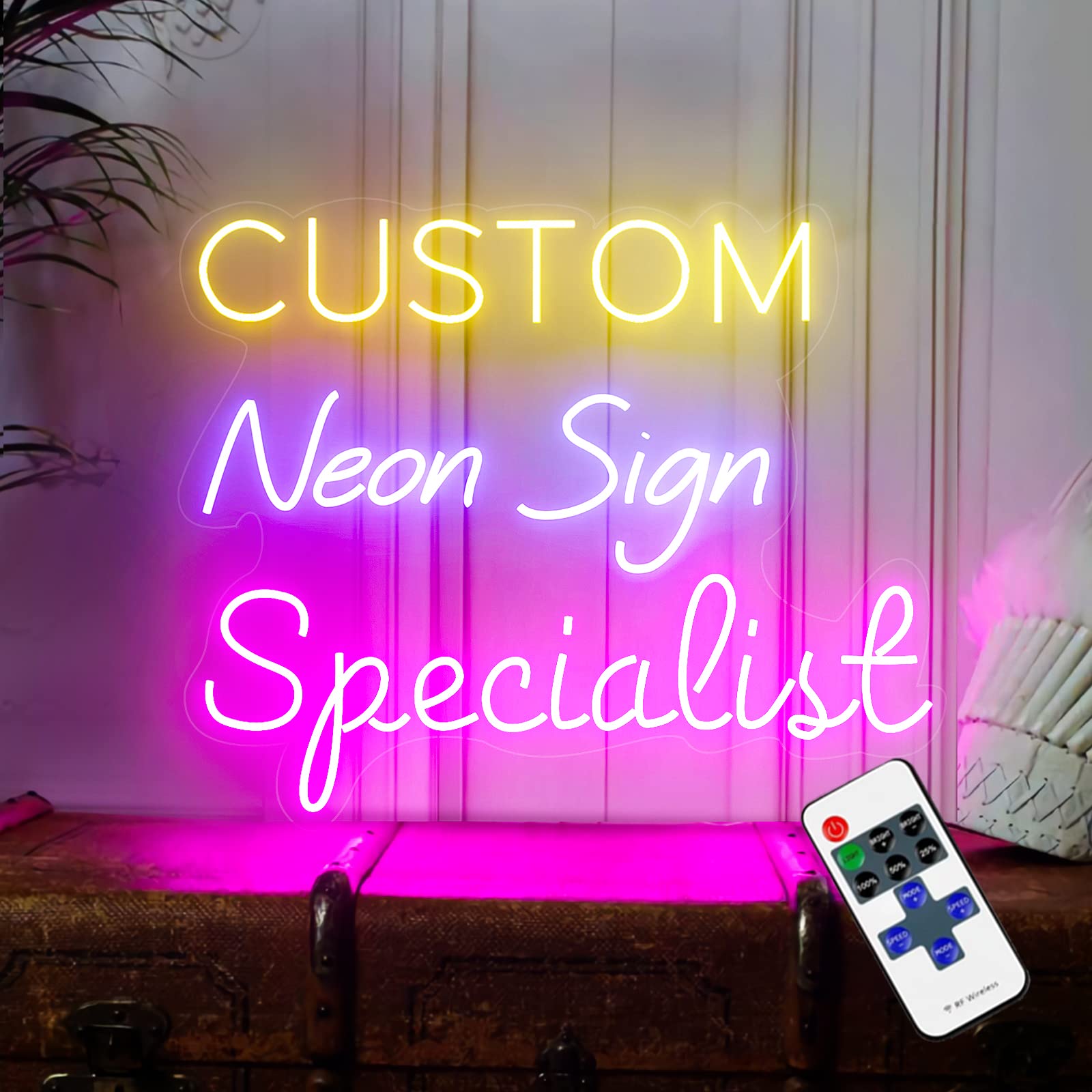 Custom Neon Signs - Personalized LED Wall Decor for Weddings & Parties