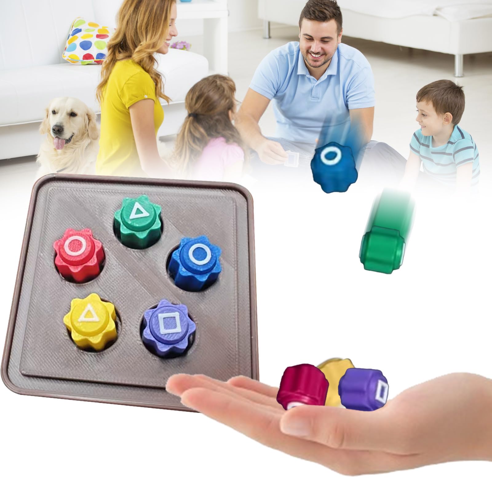 Premium Korean Gonggi Game Set - Traditional Stone Catching Folk Game for Kids & Adults | Squid Game Inspired Gonggi Stones (1pc) | Fun Indoor/Outdoor Activity, Birthday Gift & Cultural Experience