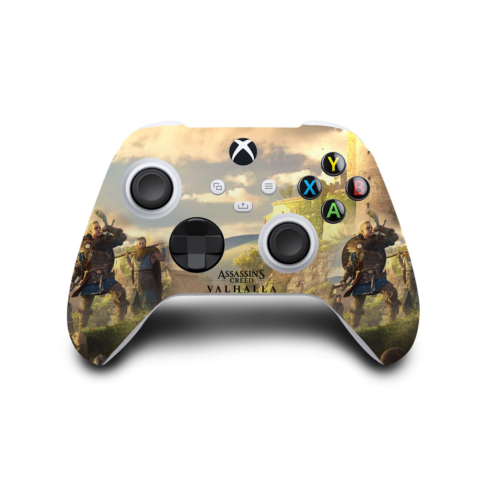 Officially Licensed Assassin's Creed Eivor Raid Leader Vinyl Sticker Skin for Xbox Series S Console & Controller - Gaming Decal, Protective Cover - Perfect for Gamers, Collectors, and Valhalla Fans