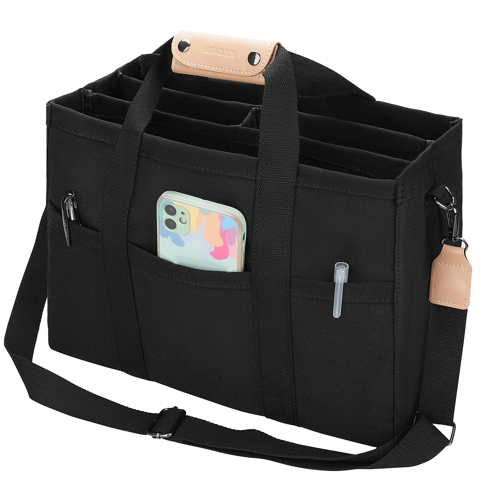 Stylish Large Tote Bag for Women with Multiple Compartments - Perfect Church Bible Bag, Laptop Carrier & Everyday Essentials Organizer | Great Gift Idea for Bible Study, Work & Travel