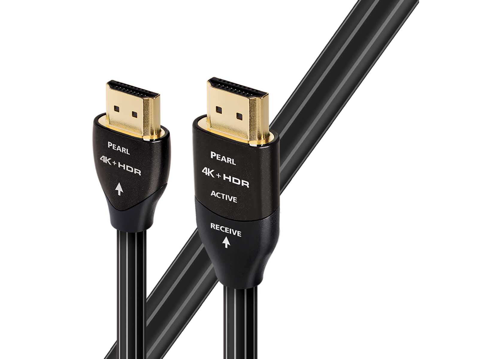 Audioquest Pearl HDMI 18 Cable - 4K Ultra HD High Speed 18Gbps HDMI 2.0 Cable with Ethernet & Audio Return - Perfect for Home Theater, Gaming & 4K TV Setup