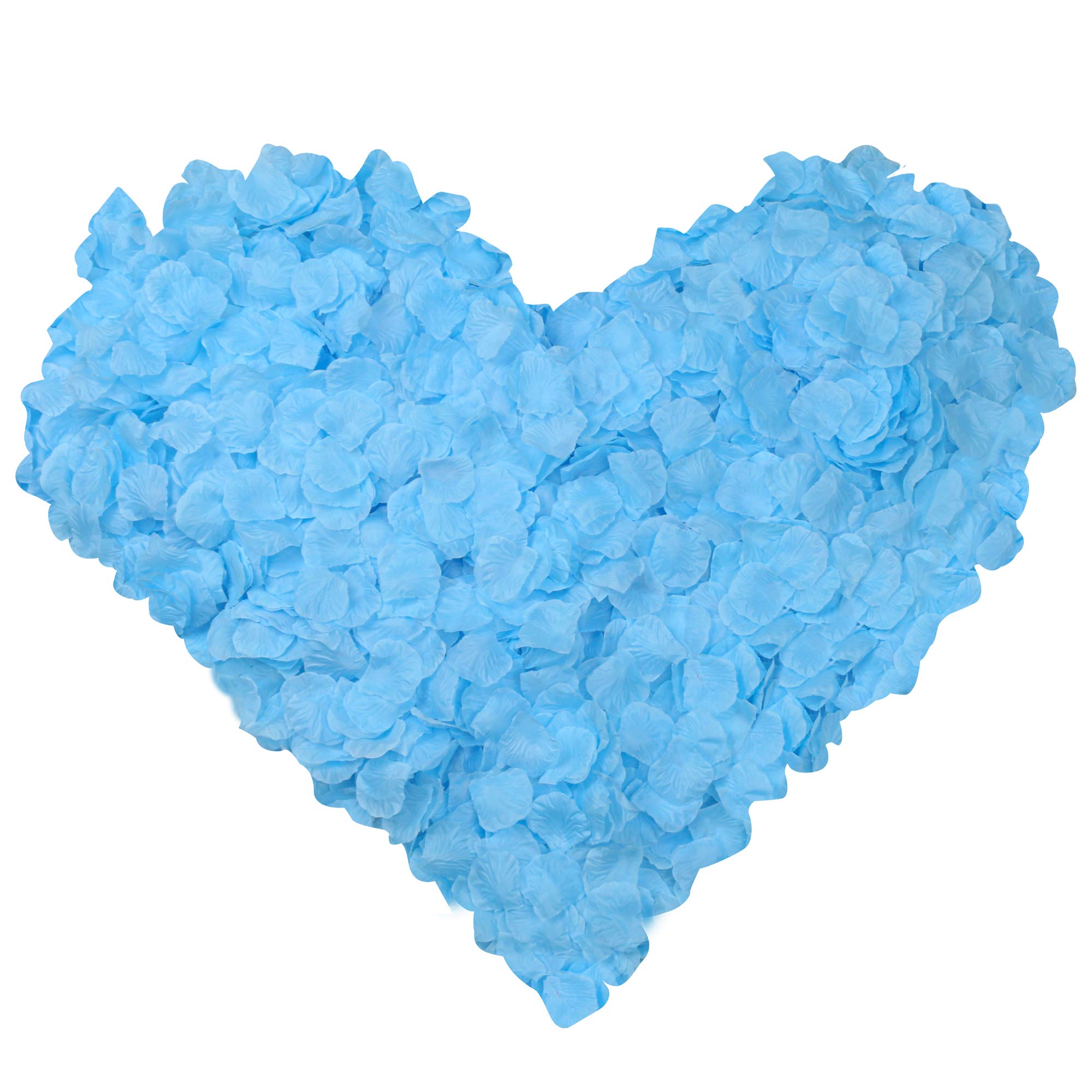 3000 Pcs Artificial Silk Rose Petals - Premium Wedding Decorations for Valentine's Day, Romantic Nights, Parties & Birthday Celebrations | Perfect for Table Scatter, Dining Room Decor and Romantic Scenes