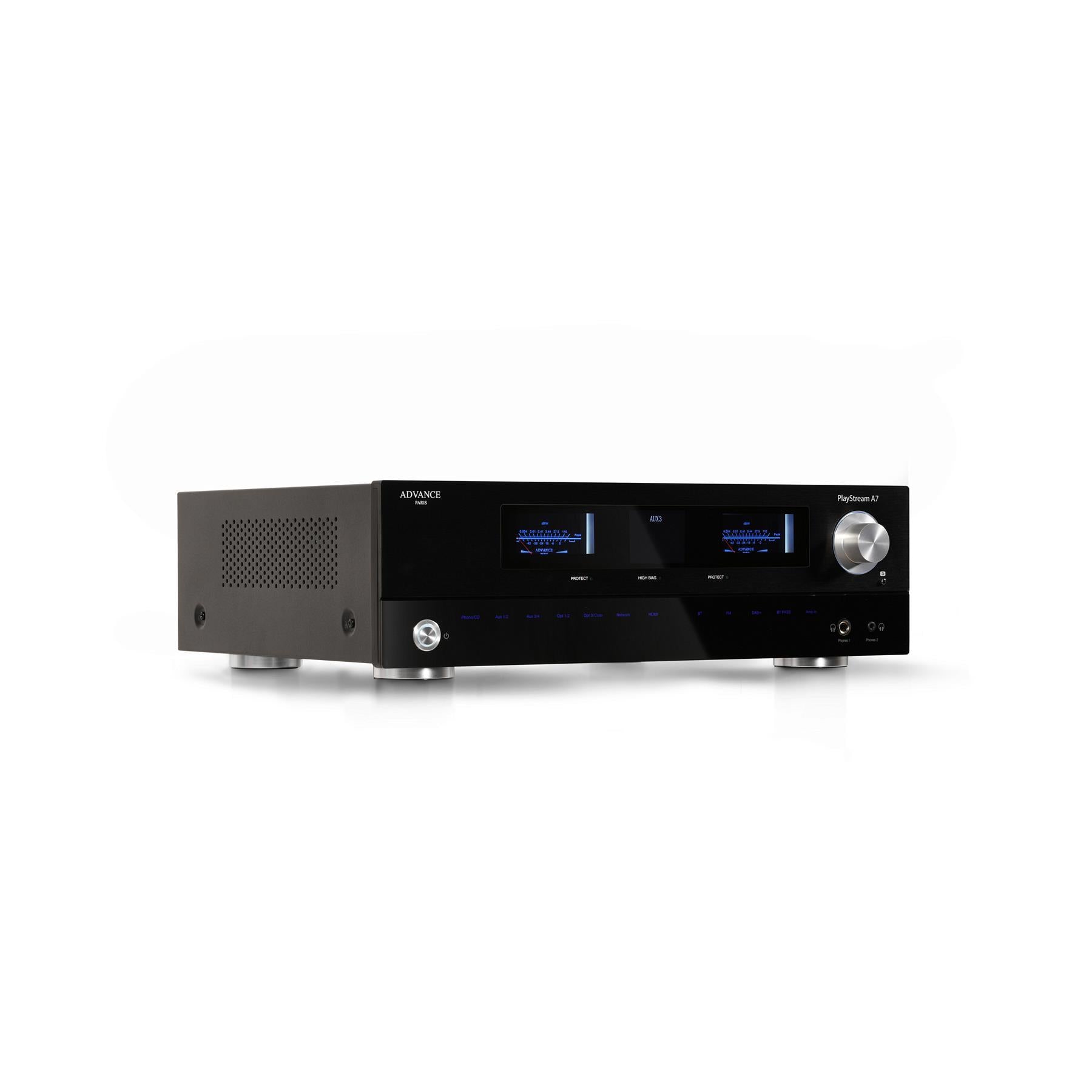 Advance Paris PlayStream A7 Hi-Fi Streaming Integrated Amplifier - Wireless Audio System for Home Theater, Music Streaming & Multi-Room Setup