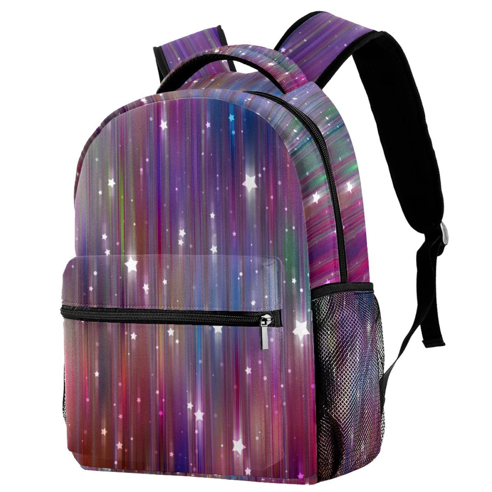 Vibrant Multicolor Glitter Backpacks for Girls & Boys - Durable Elementary School Bags, Kindergarten Bookbags & Primary Backpacks - Perfect for School, Travel & Daily Use