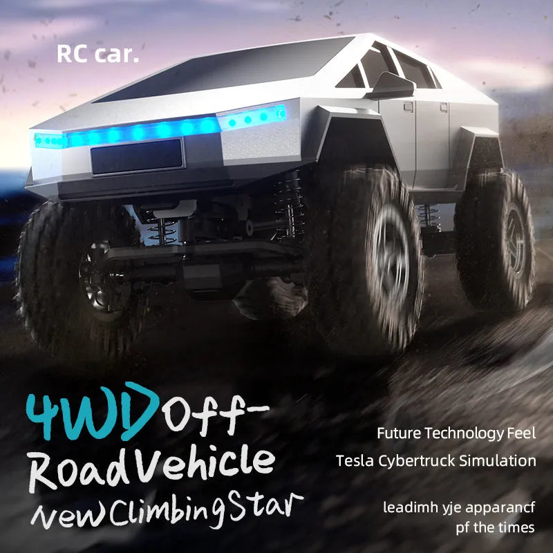 JJRC C8818 1/18 Scale RC Crawler Car - 4WD Off-Road Remote Control Vehicle with Proportional Cyber Shell | Perfect for Rock Crawling, Trail Adventures & Backyard Driving