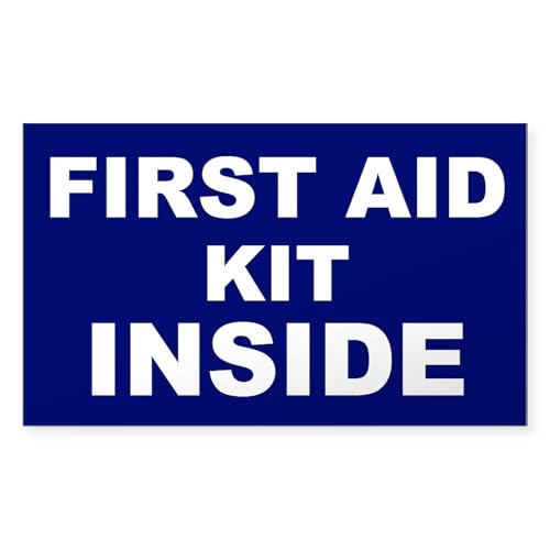 Clear - First Aid Kit Alert Sticker