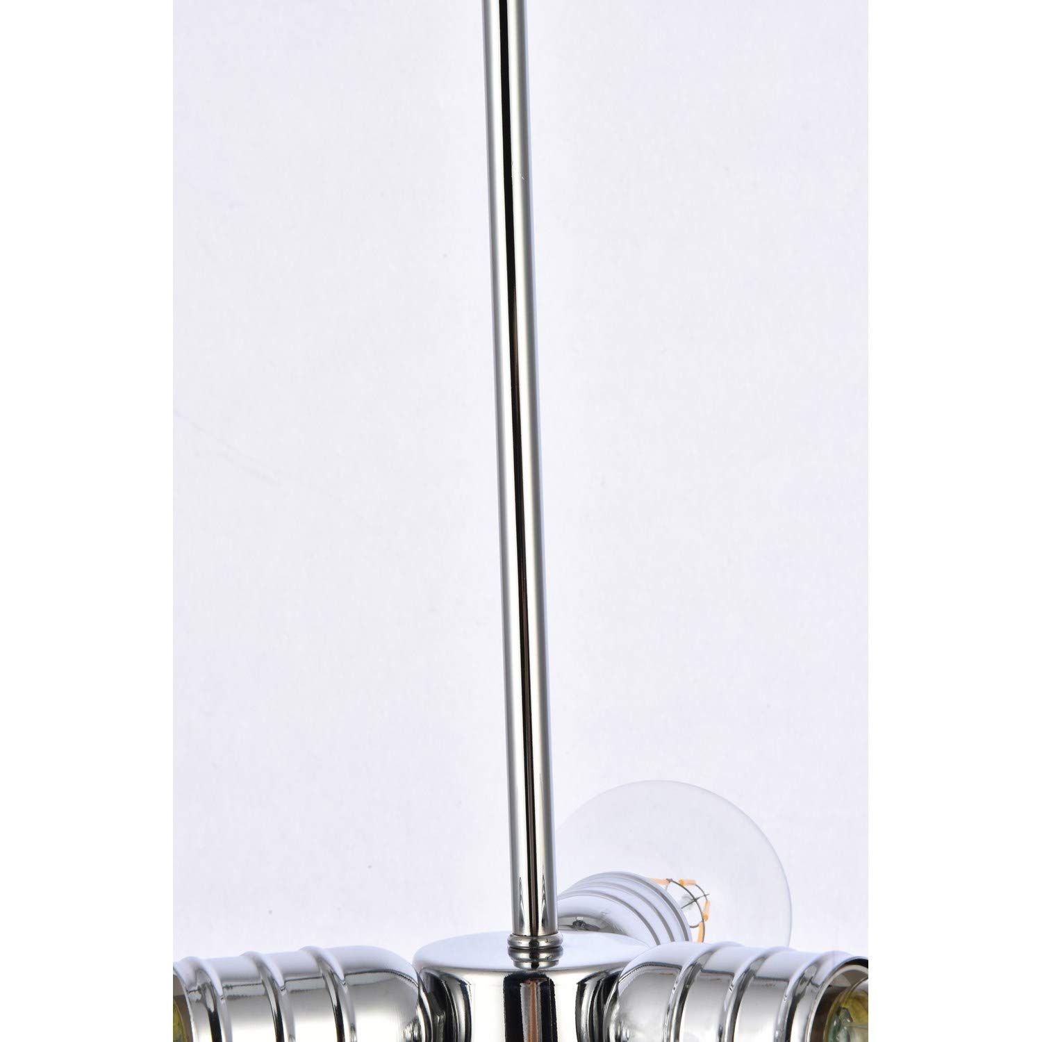 Reyes 3-Light Chrome Pendant Lighting Fixture - Modern Ceiling Light for Kitchen Island, Dining Room & Bedroom