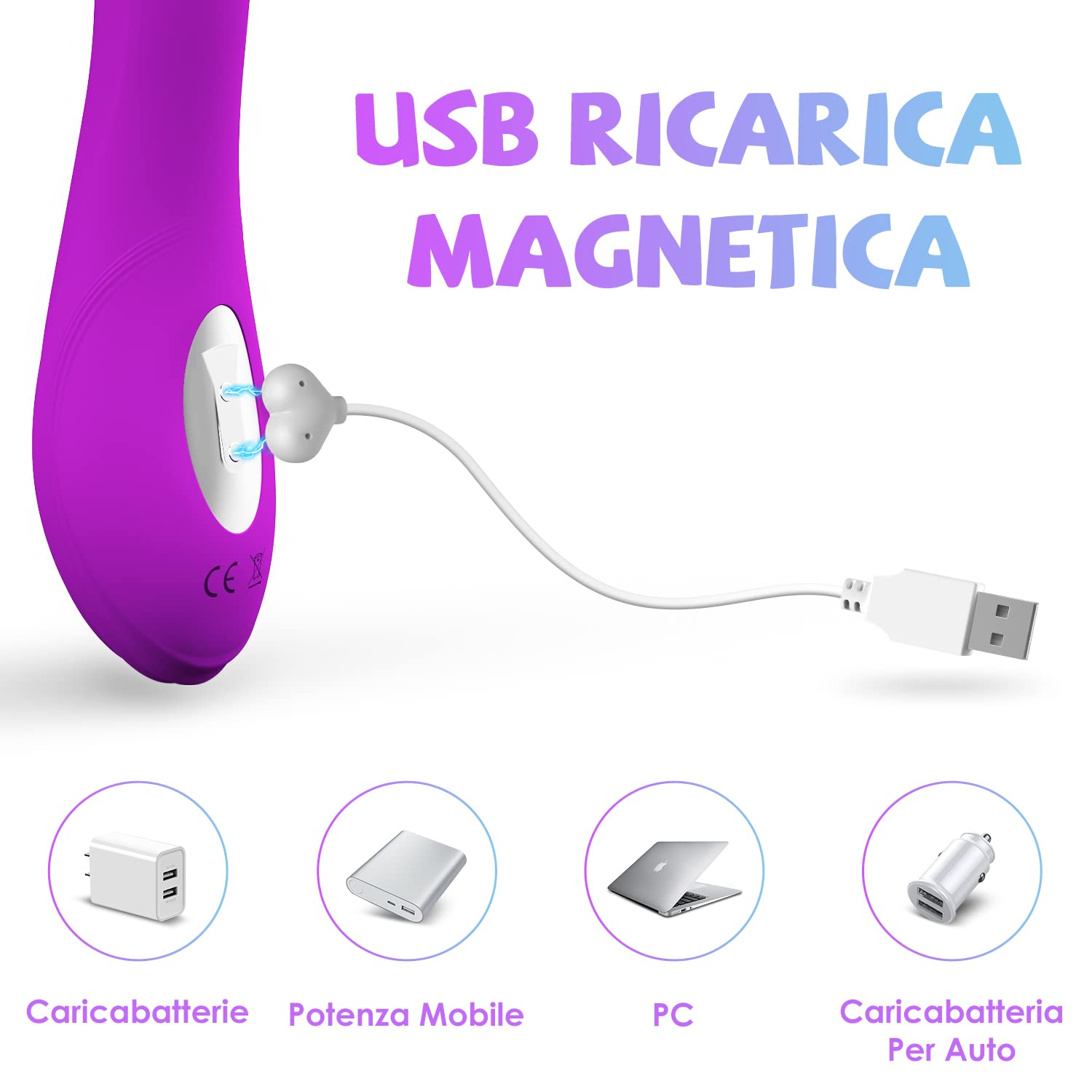 Powerful 12-Speed Clitoral Vibrator for Women - Realistic G-Spot Stimulator, Waterproof & Rechargeable Adult Sex Toy - Perfect for Solo Play, Couples & Sensual Massage