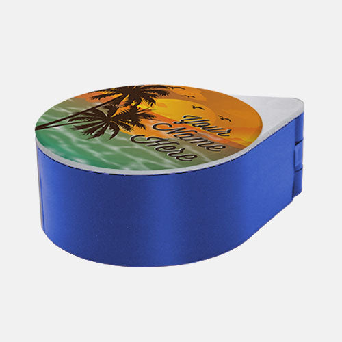 Personalized Custom Glass Rimmer Lid with Sunset Design - Perfect for Cocktails, Margaritas & Drink Garnishing at Home Bars & Parties