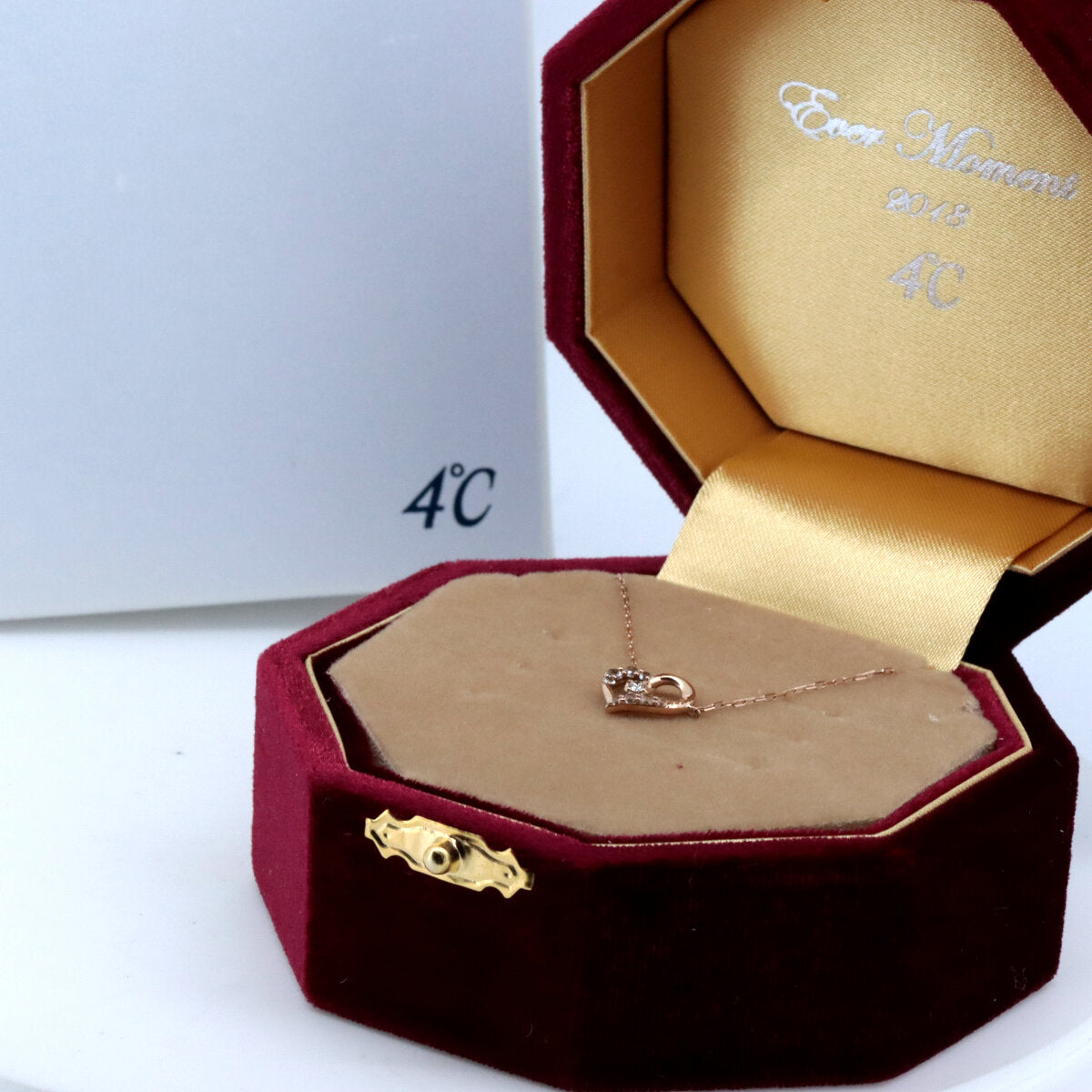 4℃ Color Stone Au417 Gold Plated Necklace for Women - Elegant Layering Jewelry for Parties, Weddings & Everyday Wear