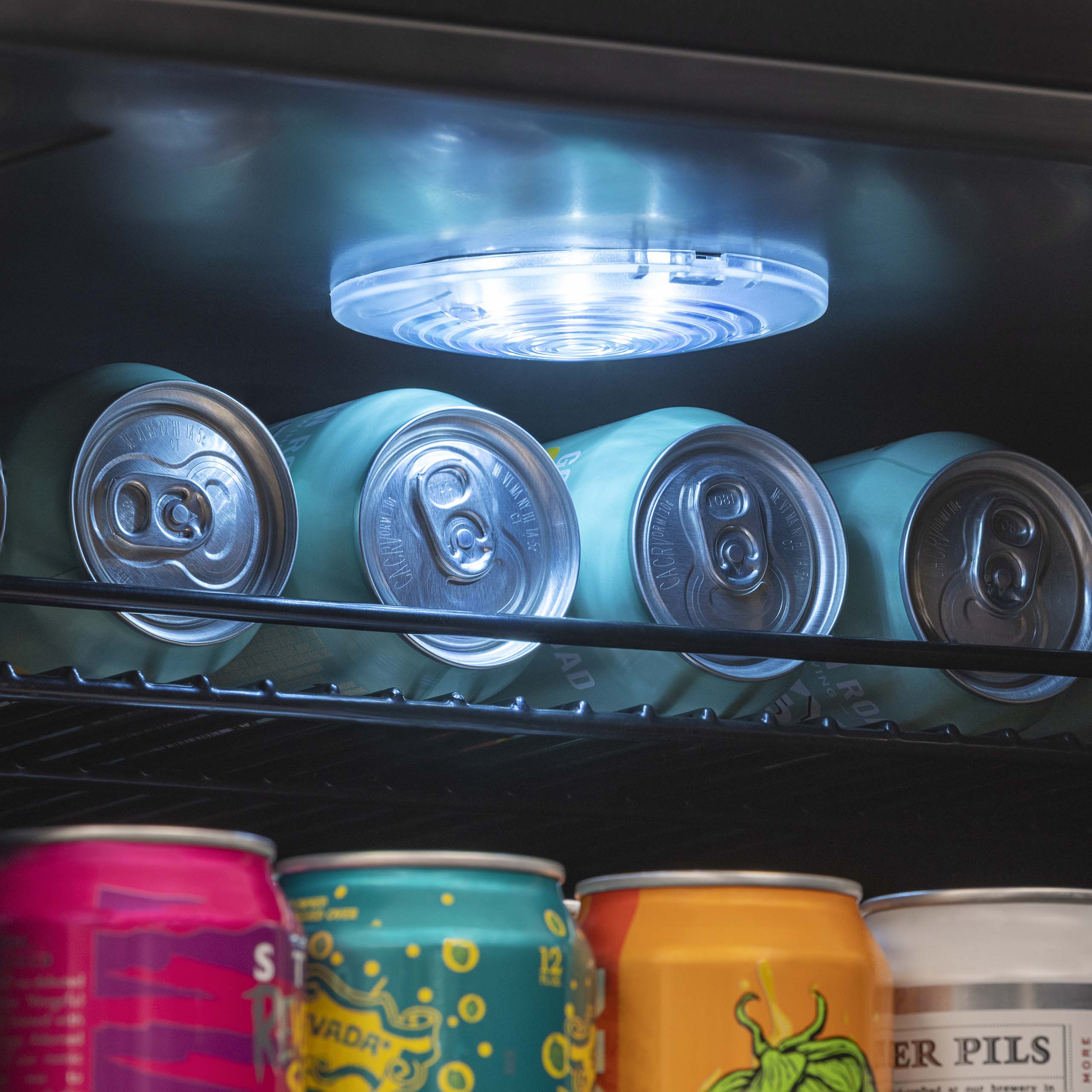 Newair® 160 Can Freestanding Stainless Steel Beverage Refrigerator - Perfect for Home Bars, Offices, and Entertaining Spaces