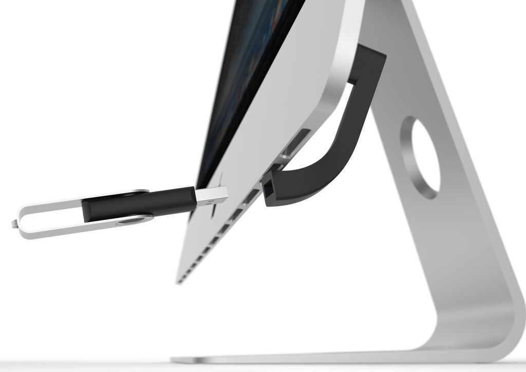 Bluelounge Jimi Black - Compact and Stylish Cable Organizer for iPhone, Android, MacBook - Perfect for Home, Office, and Travel Use