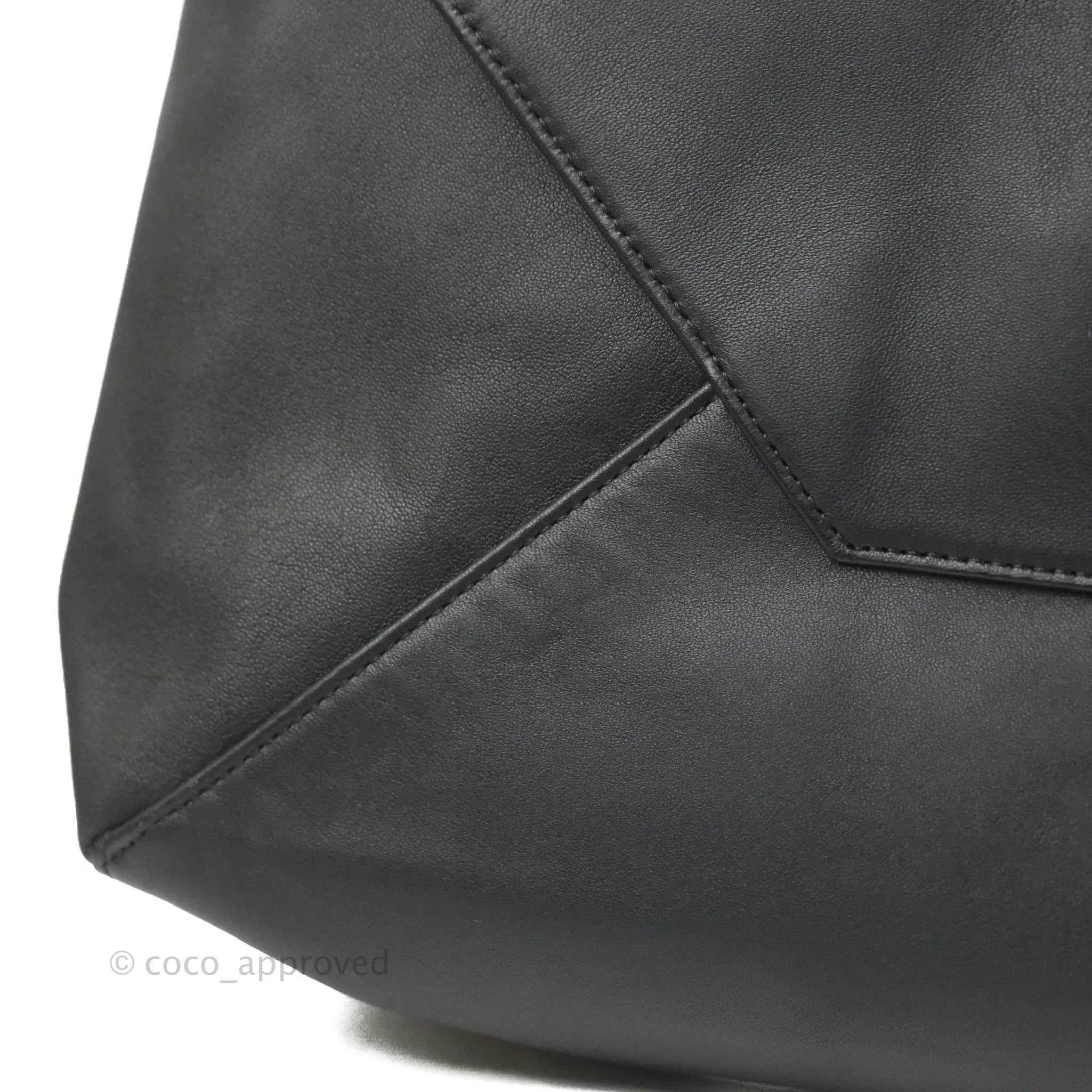 Celine Large Horizontal Cabas Tote Bag in Black Calfskin Leather - Perfect for Work, Travel & Everyday Luxury Handbag