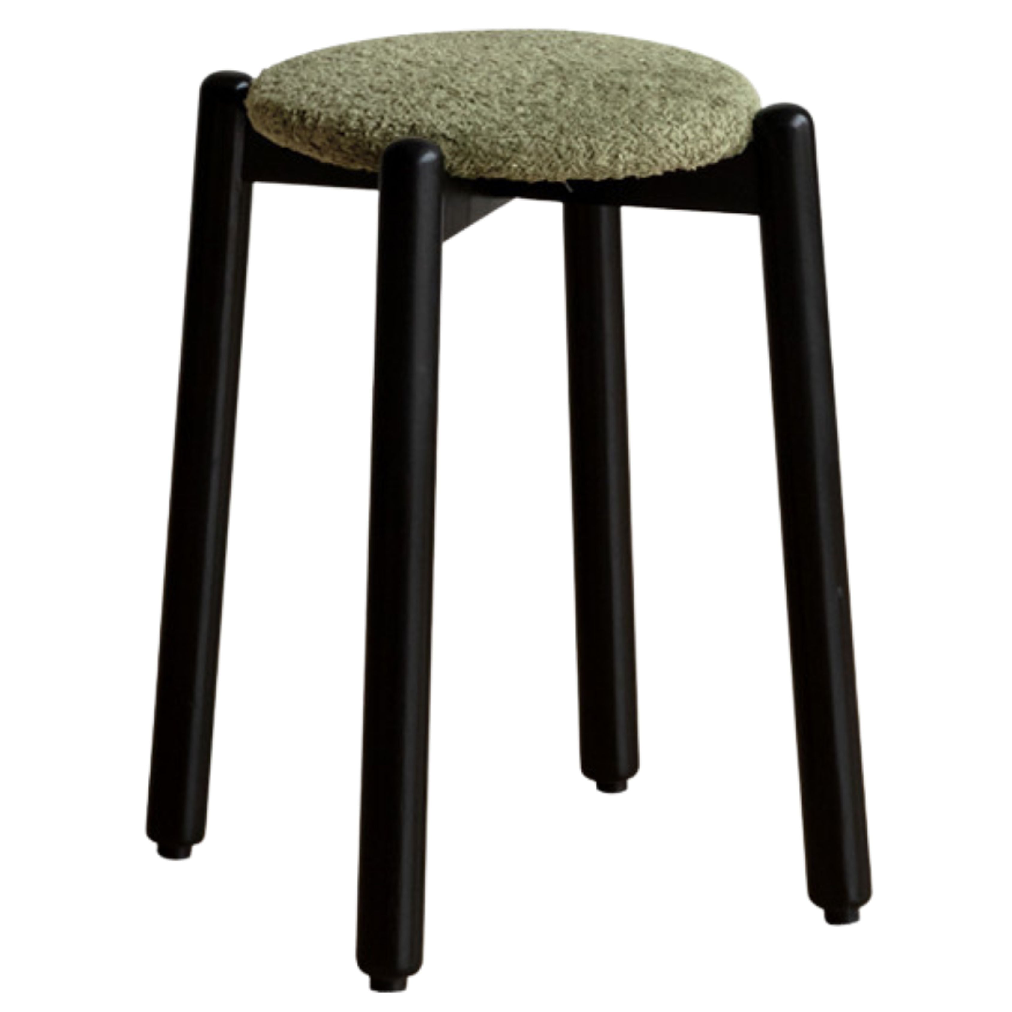 Premium Solid Wood Stackable Stool - Oak, Rubber, Ash, Cherry - Perfect for Home, Office, Kitchen & Outdoor Use