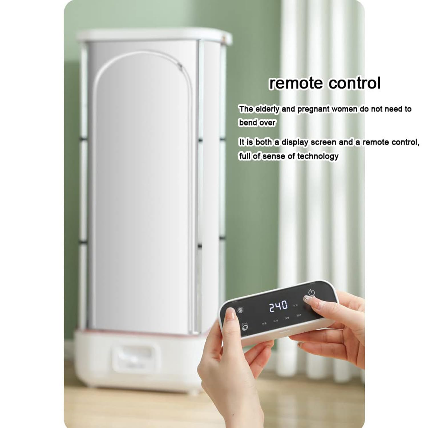 Portable Electric Dryer & Automatic Ironing Press - Fast Drying Steam with Adjustable Timer for Home & Travel | Perfect for Clothes, Linens & Delicates