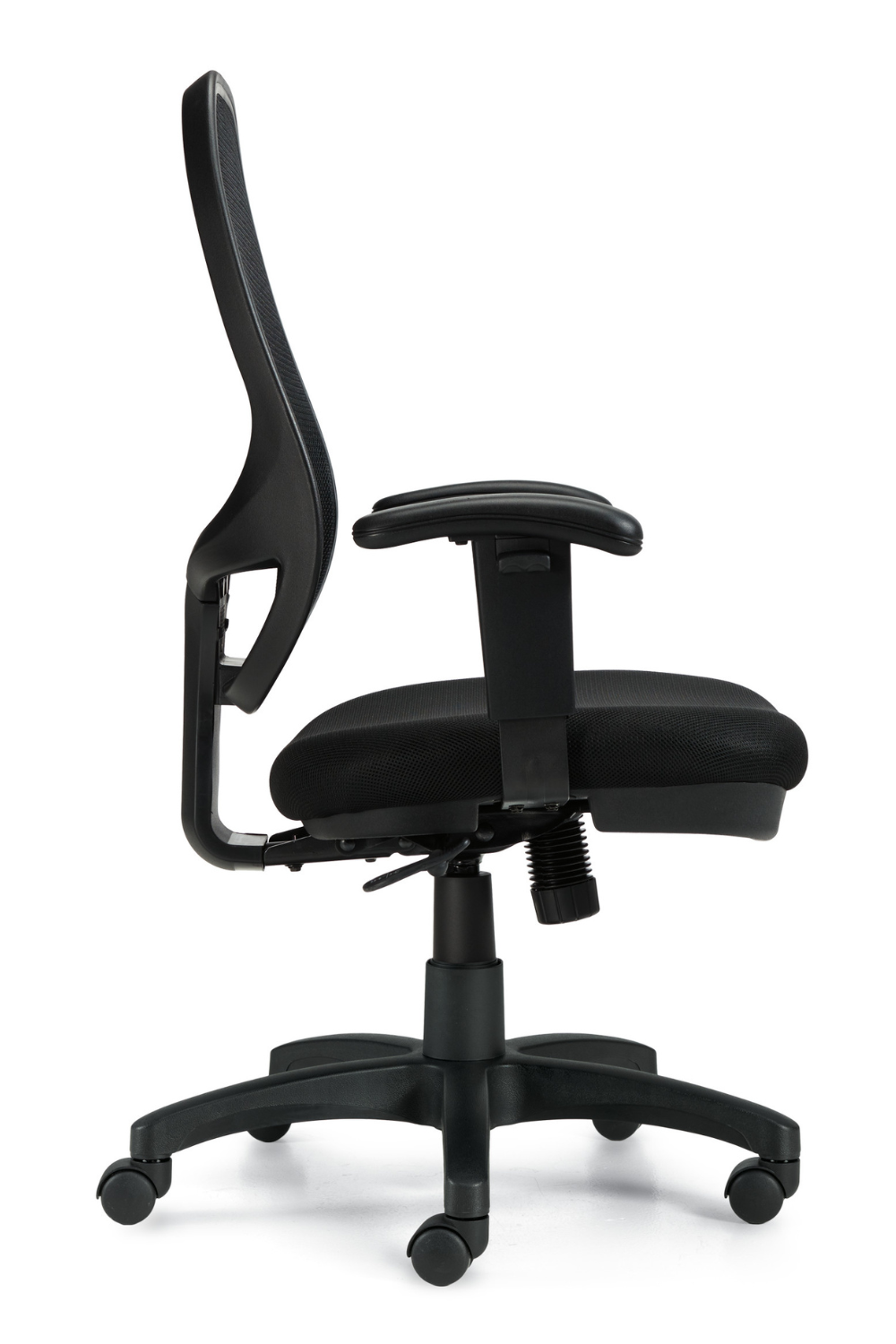 OTG11641B High Back Mesh Office Chair with Synchro Tilt Mechanism - Ergonomic Adjustable Executive Chair for Home & Office Workspaces