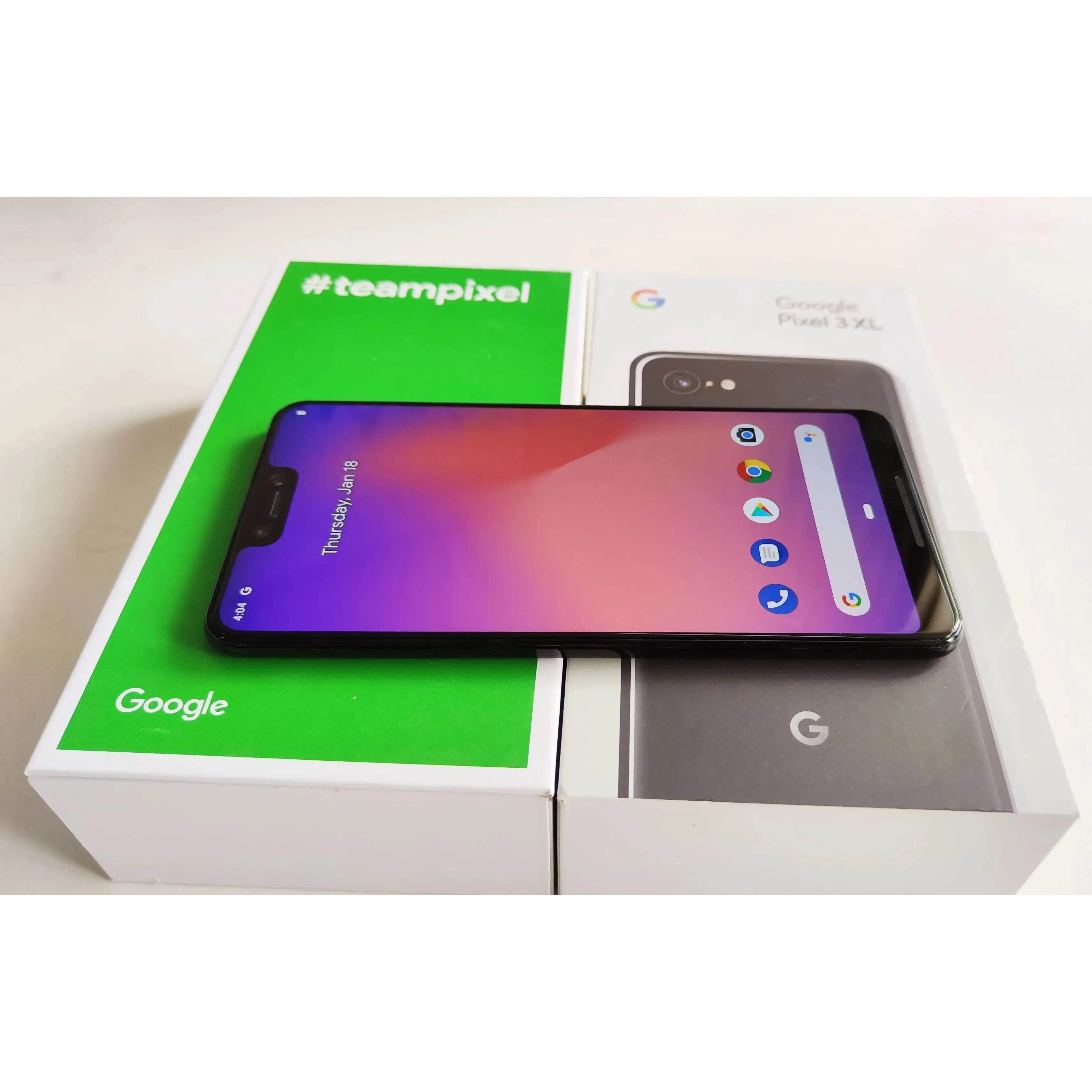 Google Pixel 3 XL 64GB Unlocked Smartphone - Just Black | 4G LTE Android Phone with Dual SIM, Water Resistant | Perfect for Travel, Business & Photography