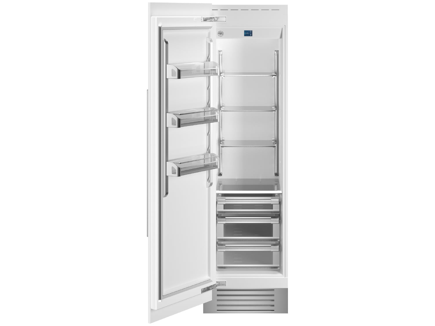 Bertazzoni REF24RCPRL 24-Inch Built-In Refrigerator Column - Panel Ready, Left Hinge Design for Seamless Kitchen Integration | Perfect for Modern Homes & Luxury Condos