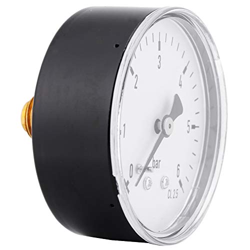 2.3 Inch Digital Water Pressure Meter - Multifunction Air & Liquid Pressure Gauge for Fuel, Oil, Water - Perfect for Automotive, HVAC & Industrial Applications