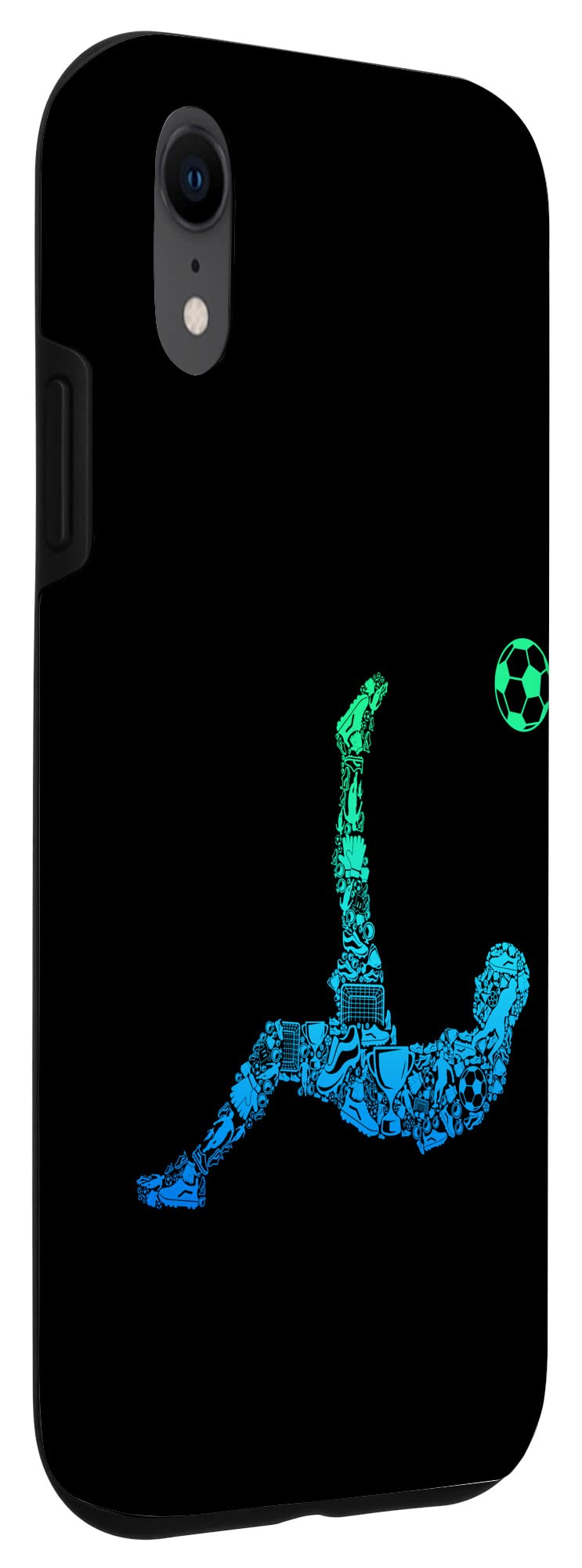iPhone XR Soccer Players Men Case - Durable Protective Phone Cover for Soccer Fans - Perfect for Games, Training & Everyday Use