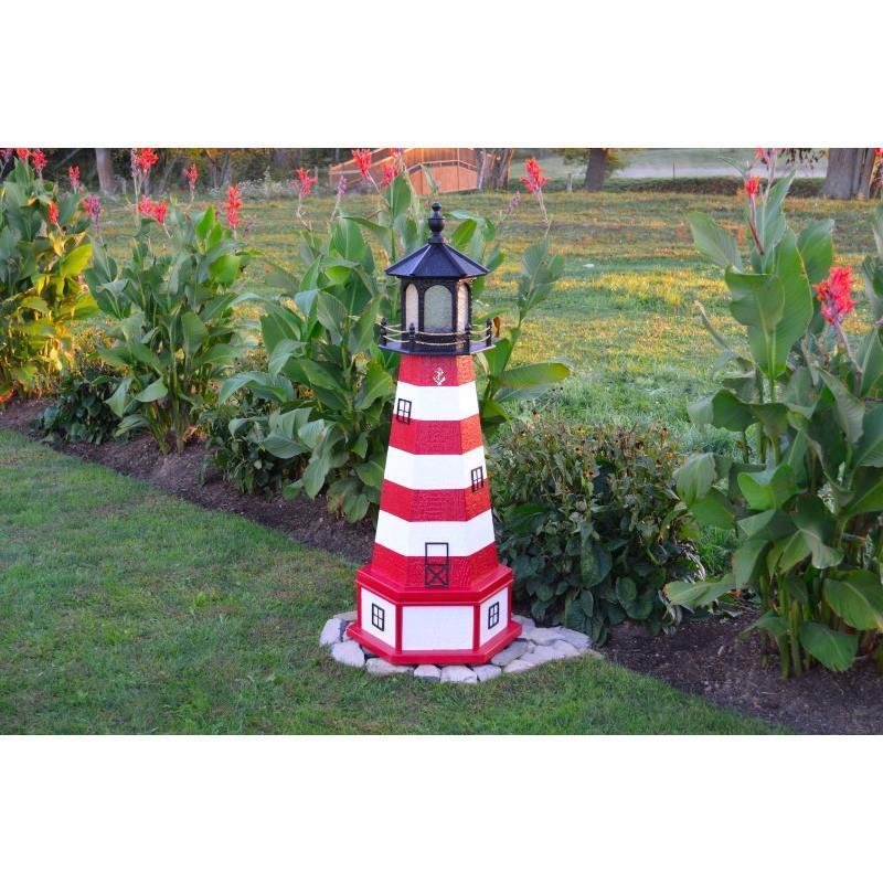 Assateague Virginia Replica Lighthouse - Miniature Collectible Coastal Decor for Home, Office, or Beach House Display